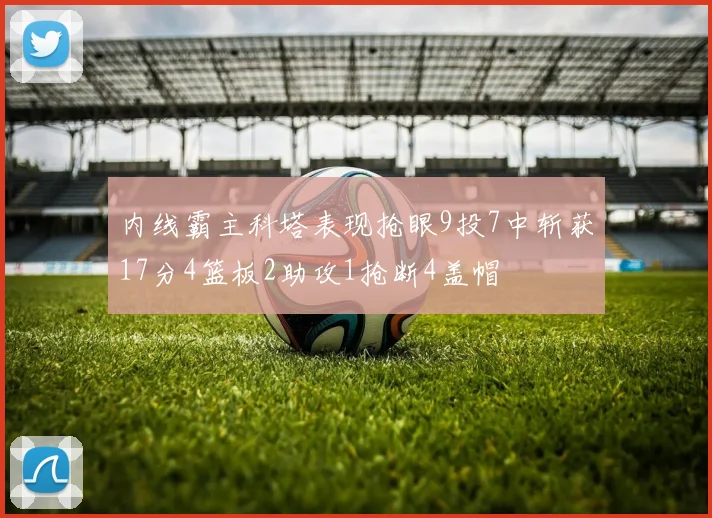 内线霸主科塔表现抢眼9投7中斩获17分4篮板2助攻1抢断4盖帽